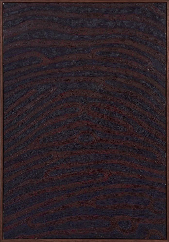 21-50-2, 2021, Mixed media, oil on linen, 81 x 117.3 cm