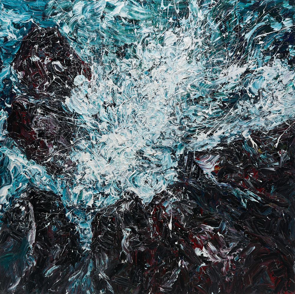 북촌리 22. 12.5, 2023, Mixed media, 130.3 x 130.3 cm
