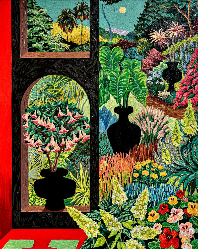 Afternoon, 2024, Acrylic on canvas , 152 x 123 cm