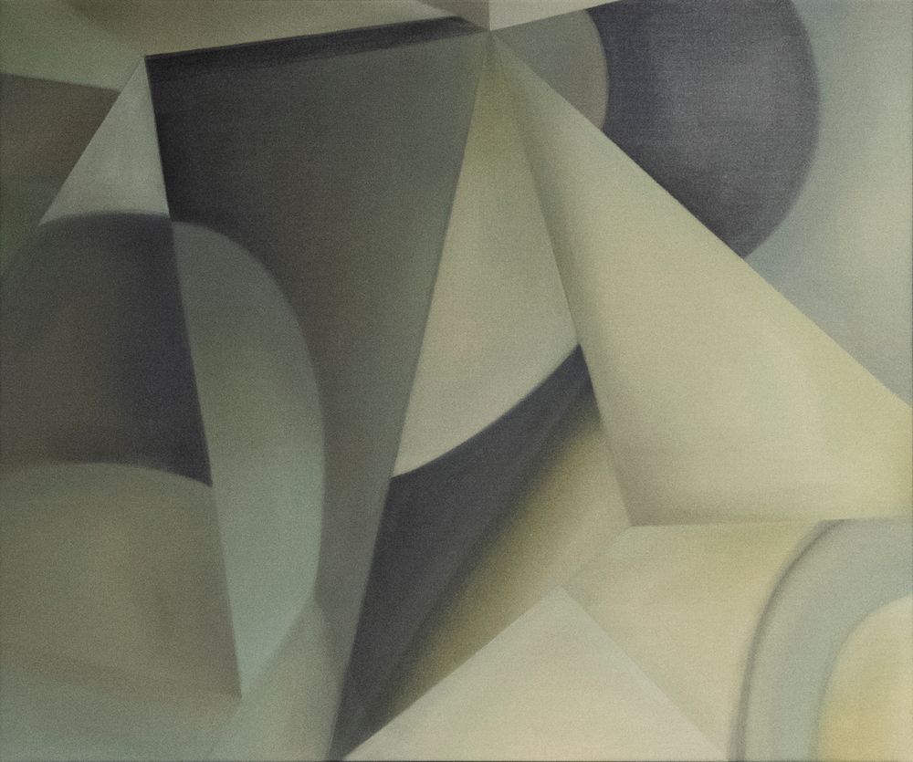 The basics 1, 2023, Oil on linen, 61 x 73 x 2 cm 