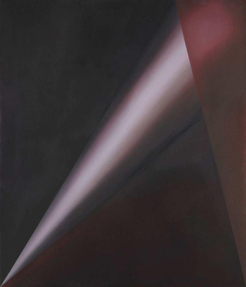 Red and black, 2023, Oil on linen, 200 x 170 x 4 cm 