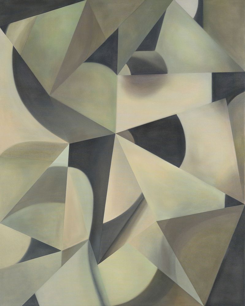 The basics2, 2023, Oil on linen, 162 x 130 x 3 cm