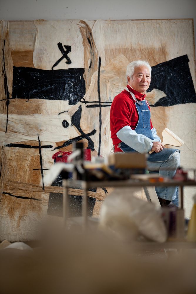 한지추상 선구자 함섭 작가 회고전 개최